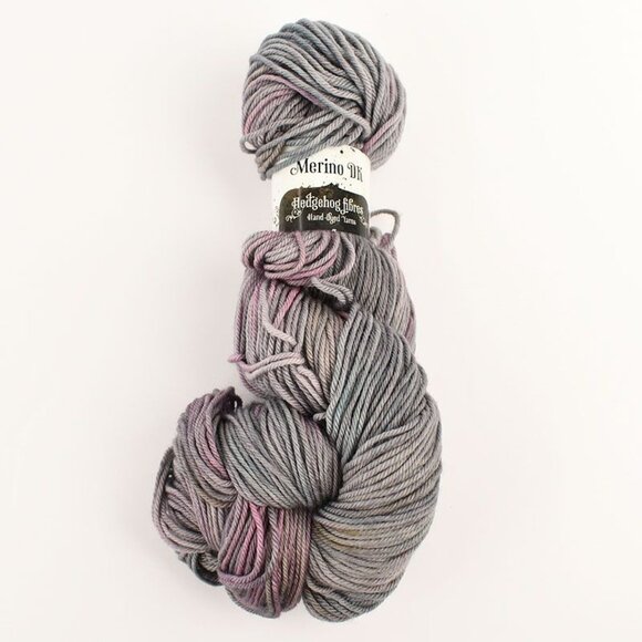 Hedgehog Fibres Merino DK Yarn Springy Twist Merino Wool Hand-Dyed Concrete - Picture 1 of 4